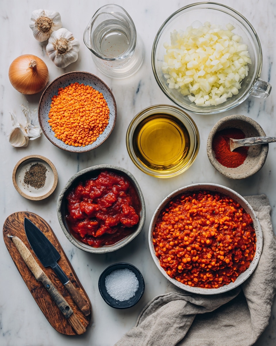 A white pot with two handles is shown from above, containing a small layer of light golden oil at the bottom with chopped white onion pieces scattered on top. The onion pieces are slightly translucent and irregular in shape, sitting mainly in the center of the pot. The inside surface of the pot is cream-colored with some light brown marks near the edges. The pot sits on a white marbled surface. photo taken with an iphone --ar 4:5 --v 7