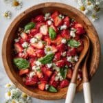 Summer Strawberry Caprese Salad Recipe