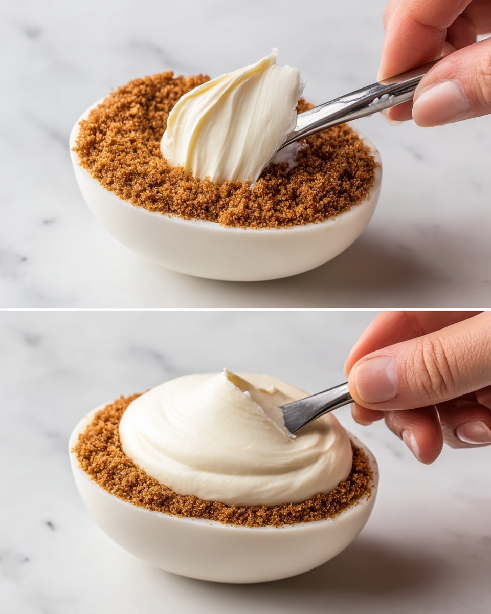 Egg Cheesecake in Chocolate Eggs with Cookie Crust and Easter Decorations Recipe - Recipe Image