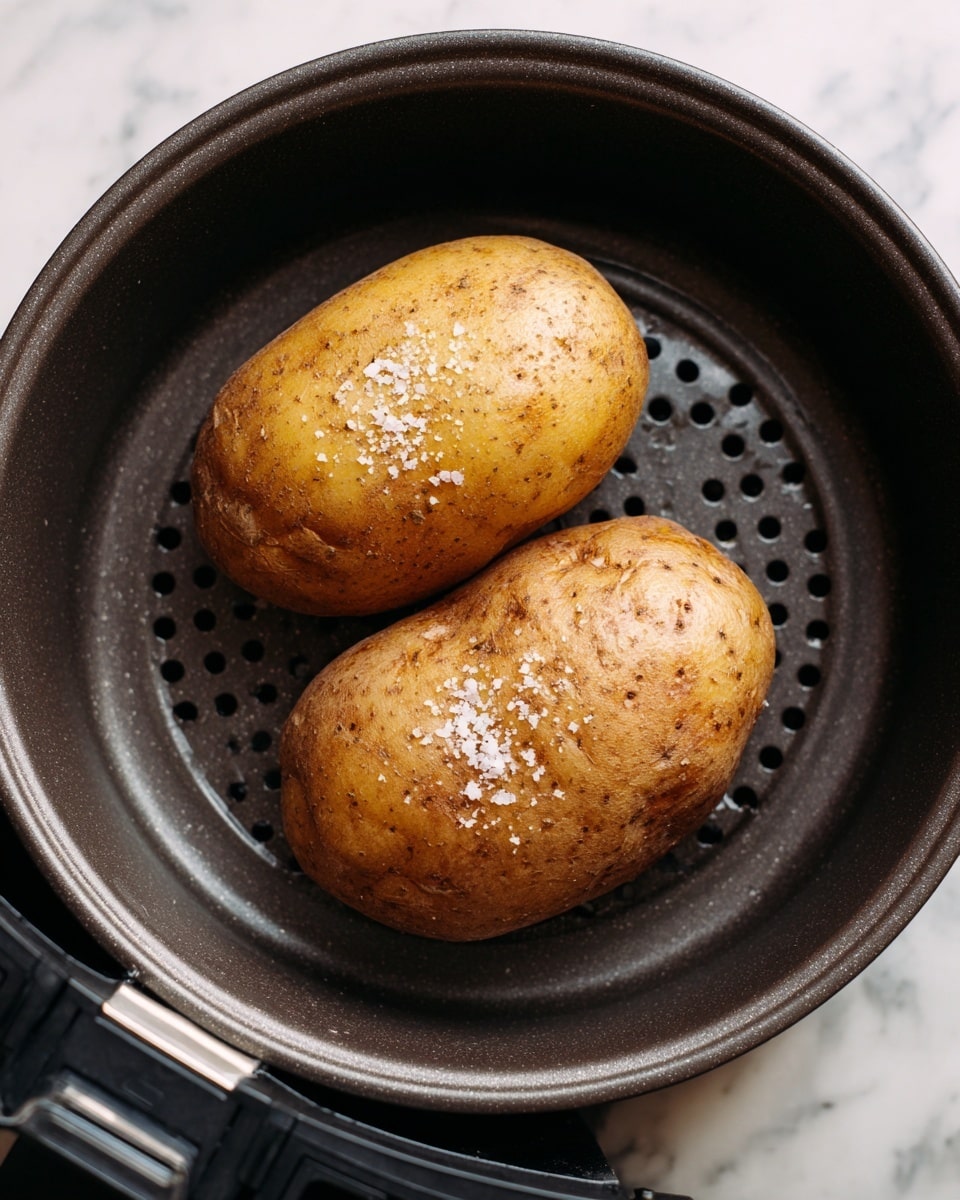 Air Fryer Baked Potatoes Recipe - Recipe Image