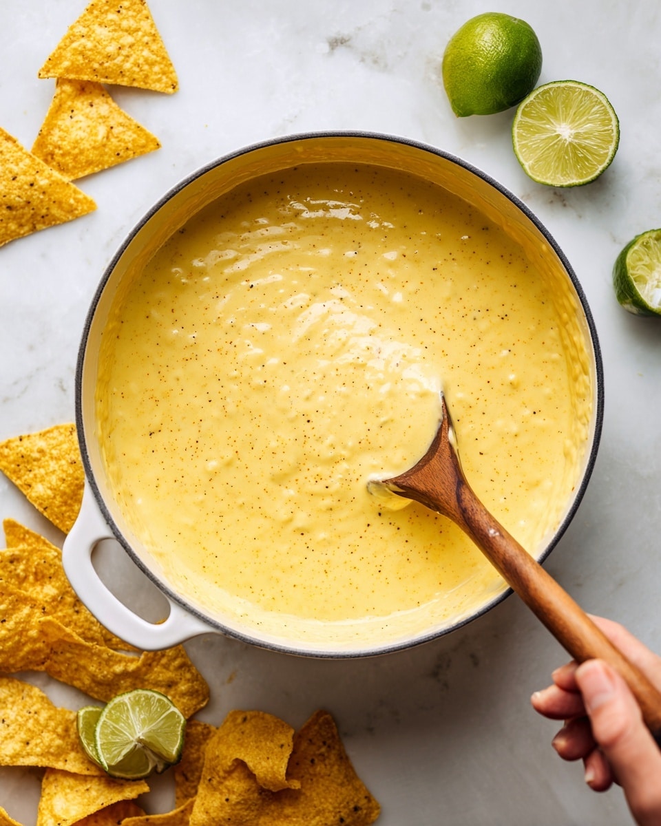 Inside a clear food processor bowl, there are three layers of ingredients ready to blend. The bottom left layer is made of mashed green vegetables, looking smooth and thick. The top left section has a mix of cooked, small pieces of onions and green and red bell peppers with a slightly browned texture. The bottom right layer has bright red chopped tomatoes with a juicy and fresh appearance. The food processor is placed on a white marbled background surface, showing the