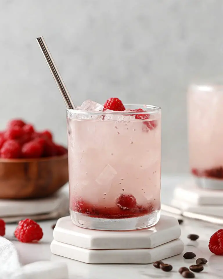 Vanilla Raspberry Iced Latte Recipe