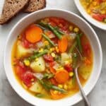 Slow Cooker Vegetable Soup Recipe