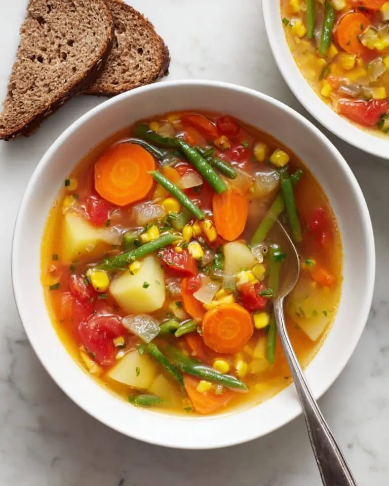 Slow Cooker Vegetable Soup Recipe