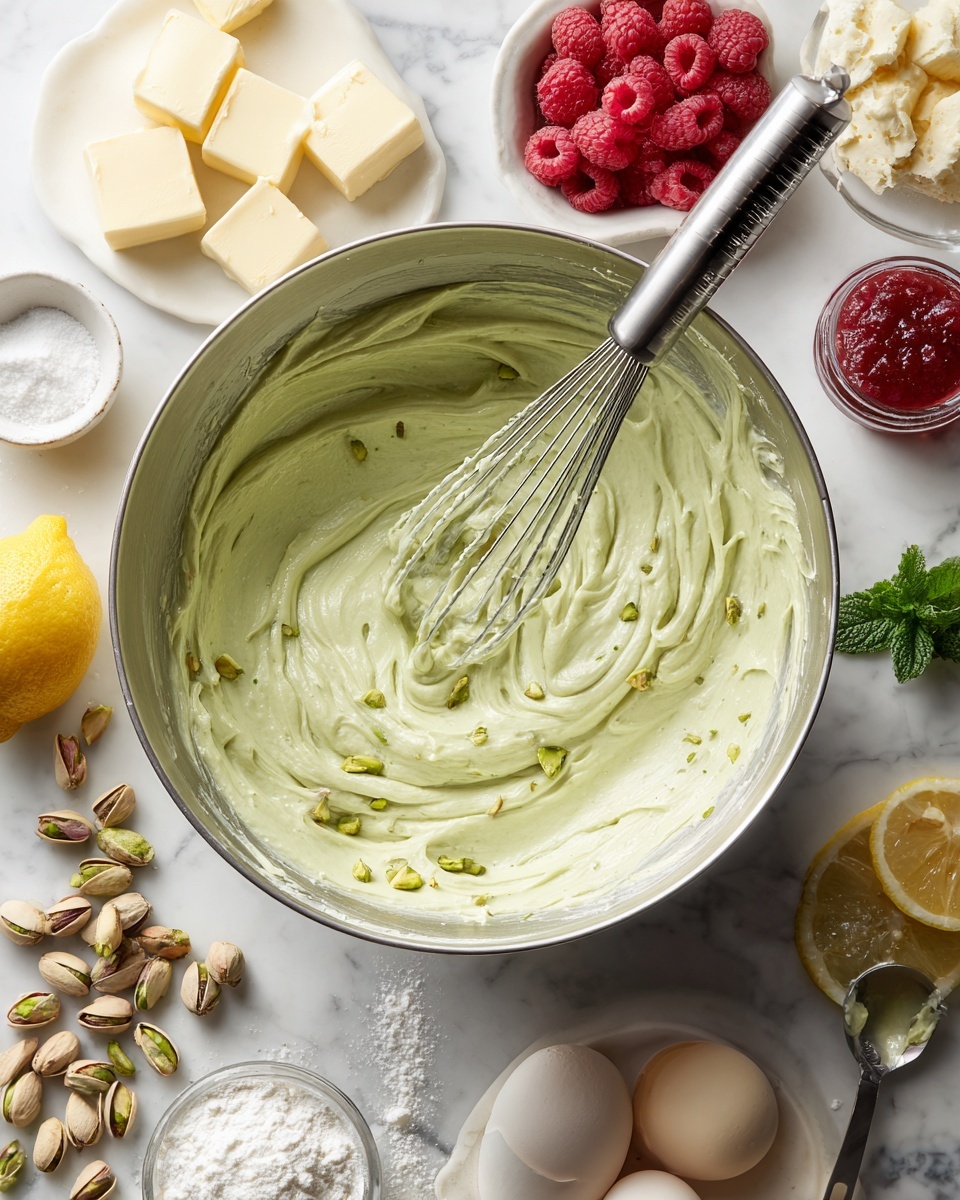 Pistachio Raspberry Cake Recipe 5 Pistachio Raspberry Cake Recipe - Recipe Image