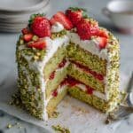 Lemon Pistachio Cake with Lovely Lemon Frosting Recipe
