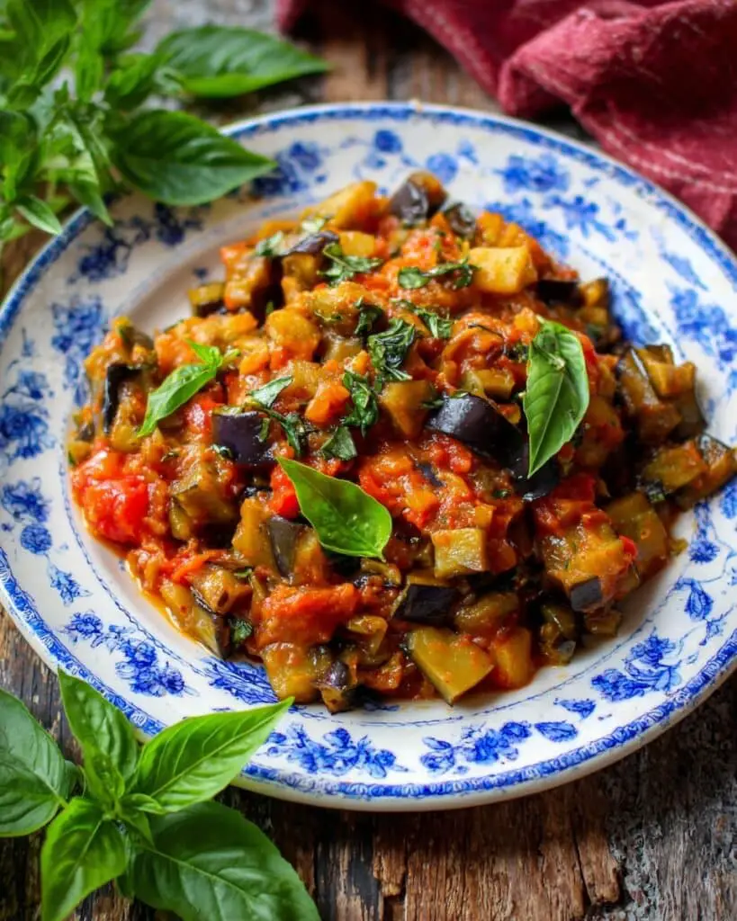 Melanzane a Funghetto: Fried Eggplant in Tomato Sauce Recipe