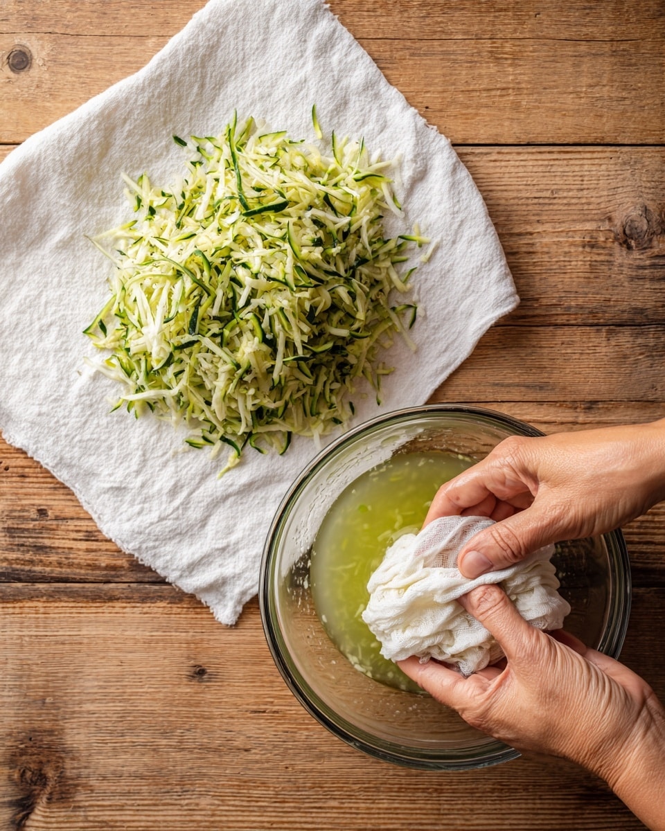 Zucchini Patties with Smoked Scamorza Recipe - Recipe Image