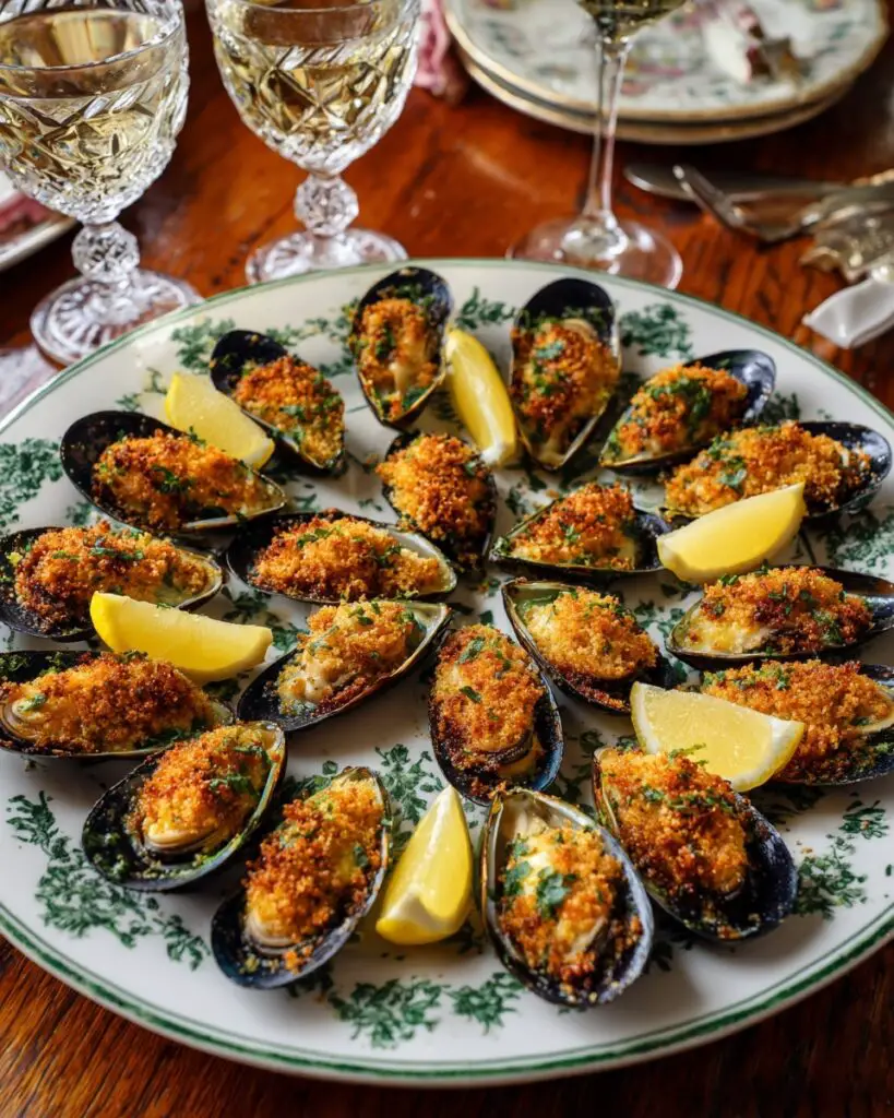 Italian Stuffed Mussels Recipe