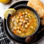 Greek Chickpea Soup with Lemon (Revithia) Recipe