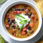 Creamy Spicy Black Bean Soup Recipe