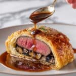 Beef Wellington with Truffle Red Wine Sauce Recipe