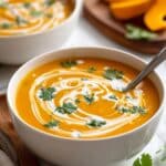 Kabocha Squash Soup with Coconut Milk and Ginger Recipe