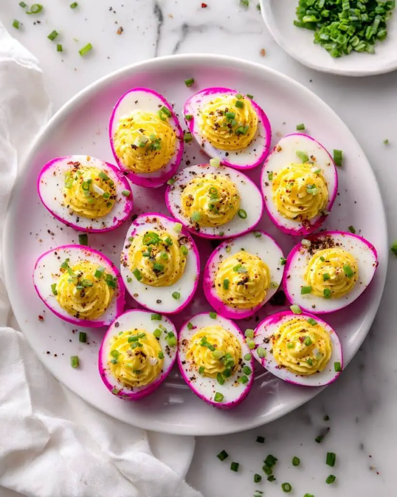 Beet Pickled Deviled Eggs Recipe