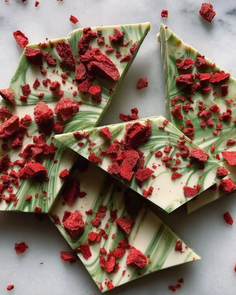 Strawberry Matcha White Chocolate Bark Recipe