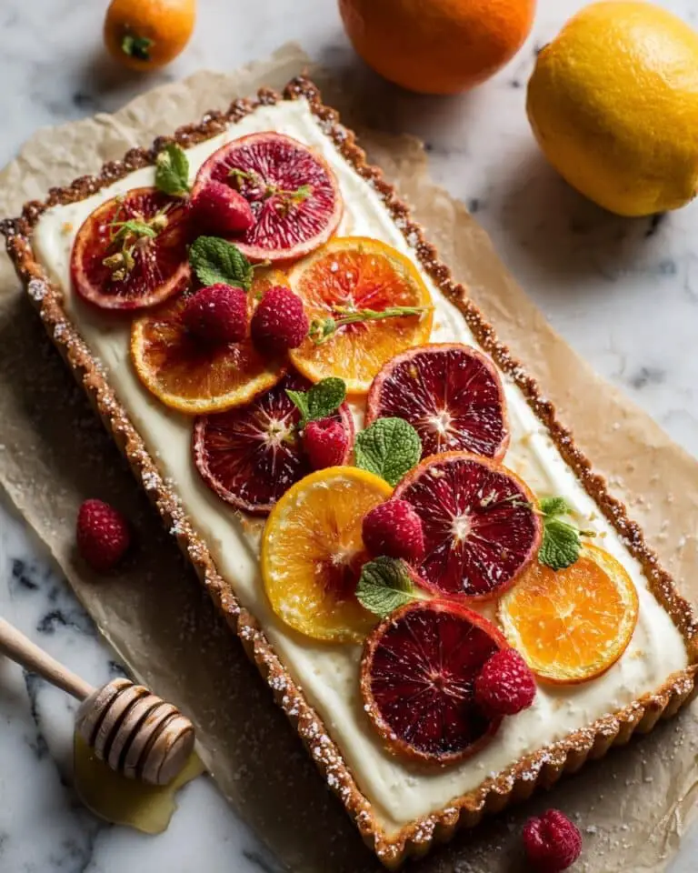 The Simplest Ombrè Citrus Cream Tart Recipe