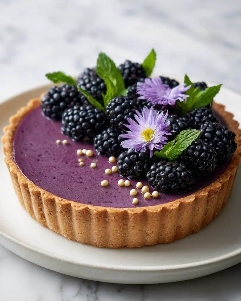 Blackberry White Chocolate Tart Recipe
