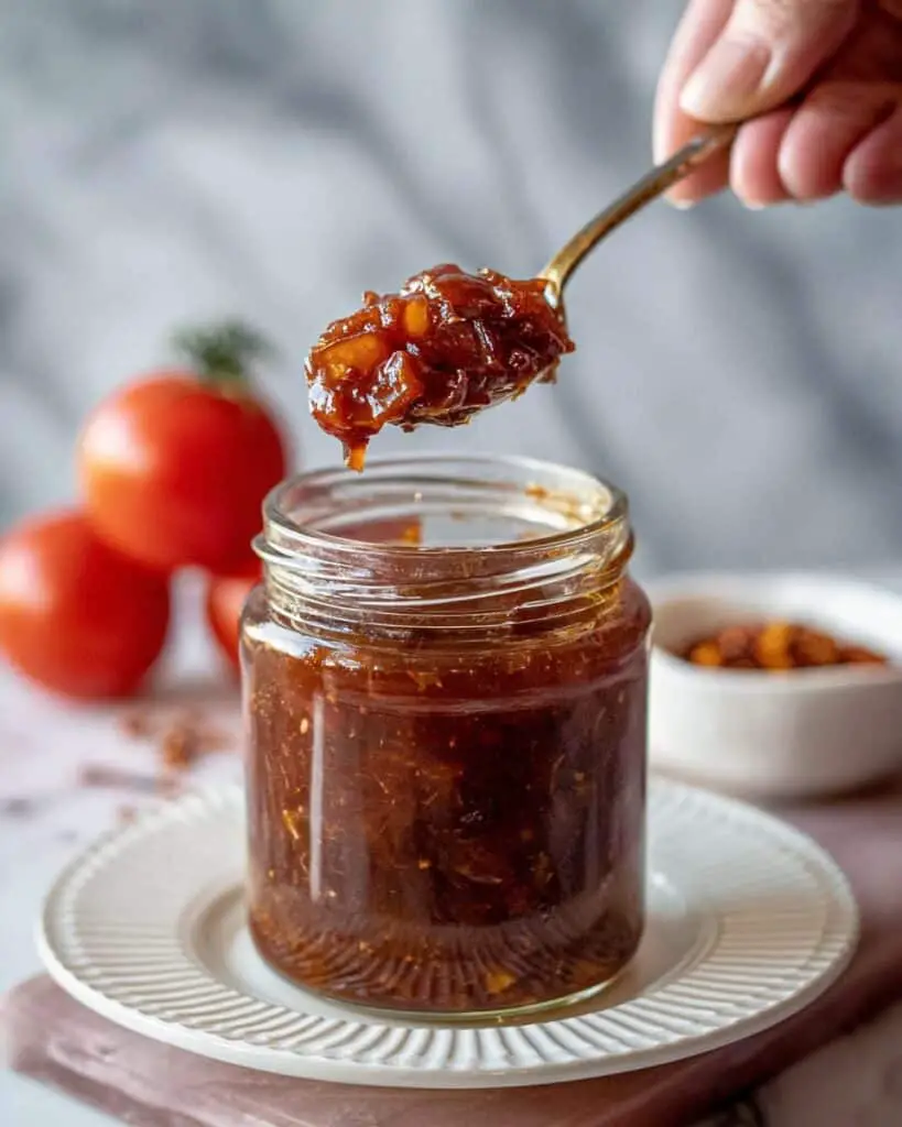 Homemade Tomato Chutney Recipe