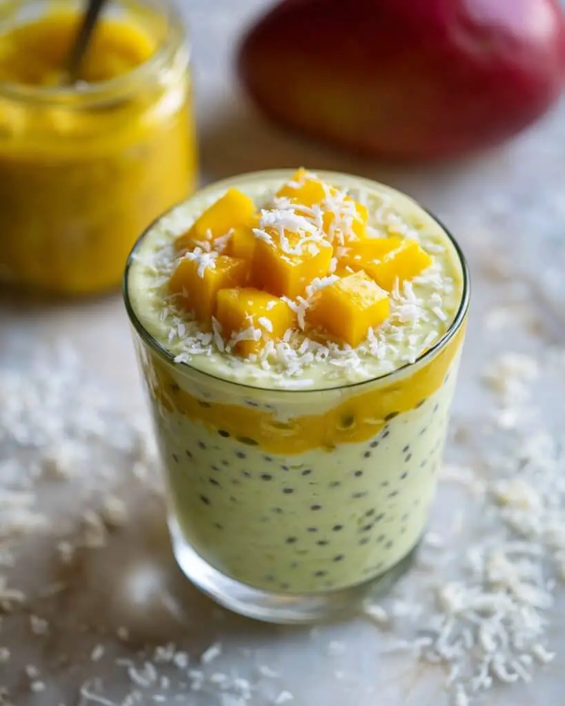 Mango Coconut Chia Pudding Recipe