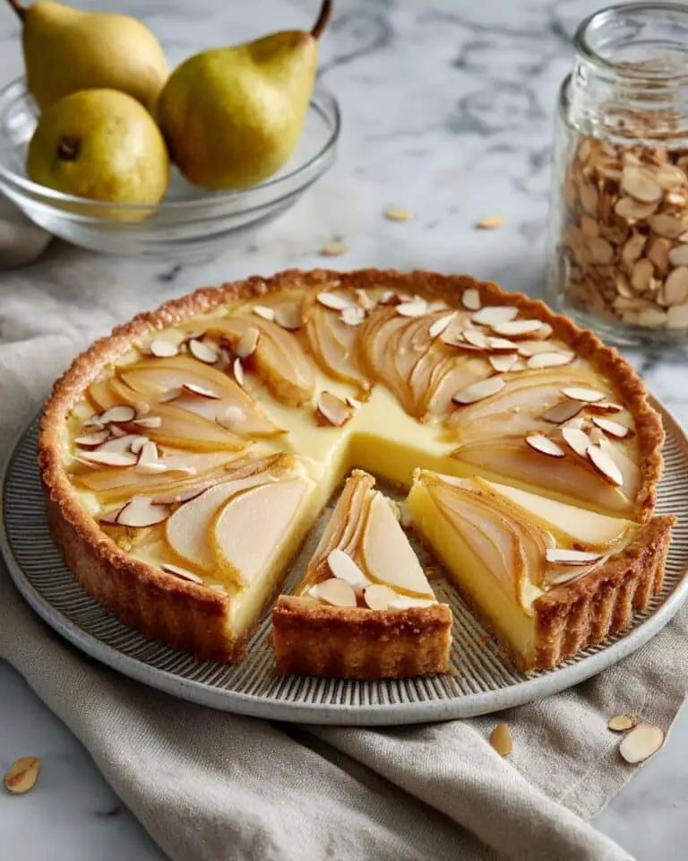 Pear Frangipane Tart Recipe