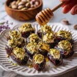 Honey Pistachio Ricotta Stuffed Dates Recipe