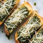 Sourdough Pesto Garlic Bread Recipe