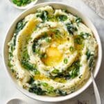 Colcannon: Creamy Mashed Potatoes with Cabbage and Green Onions Recipe