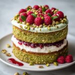 Pistachio Raspberry Cake Recipe