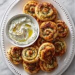 Spinach & Feta Pinwheels Recipe