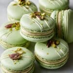 Pistachio Macarons with Pistachio Ganache Filling Recipe