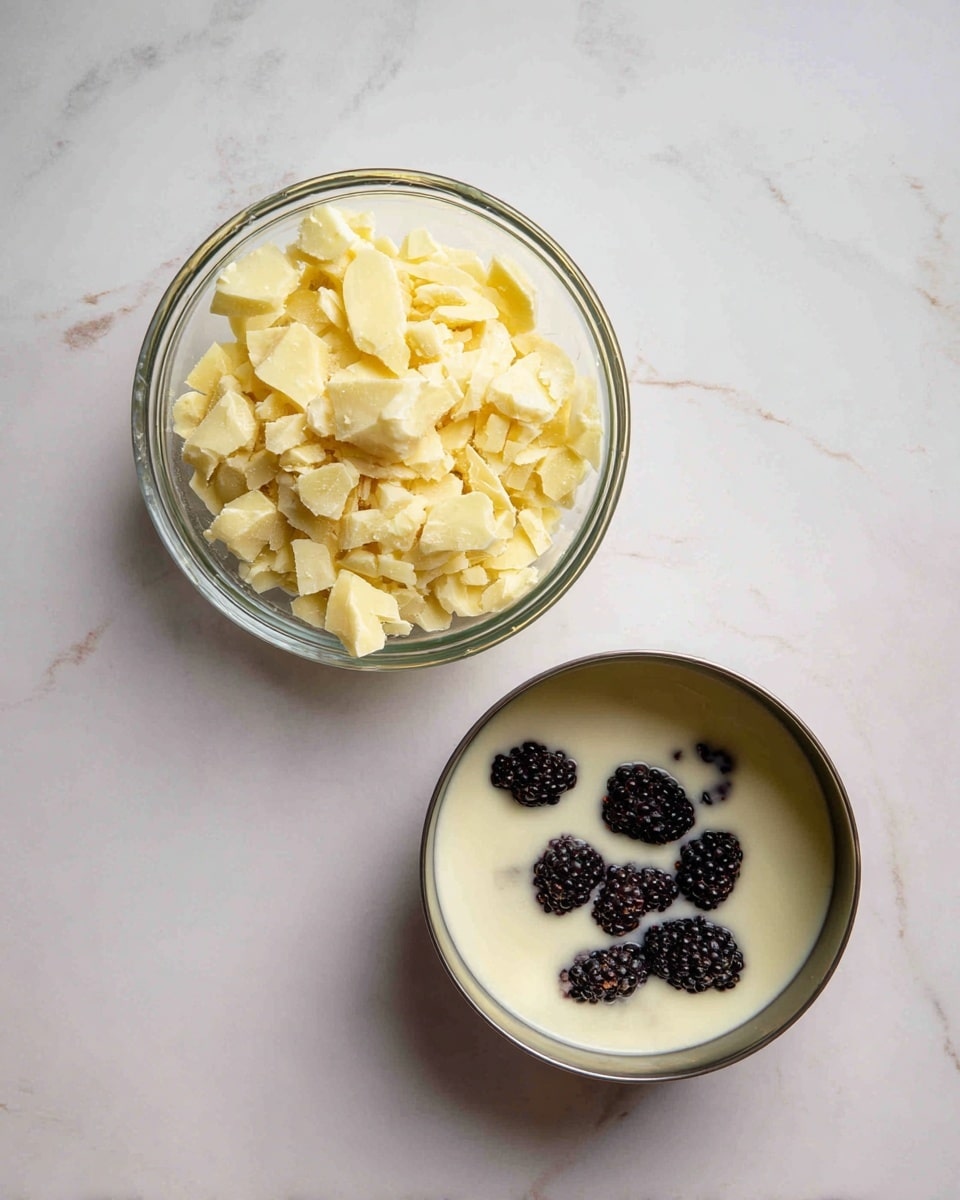 Blackberry White Chocolate Tart Recipe - Recipe Image