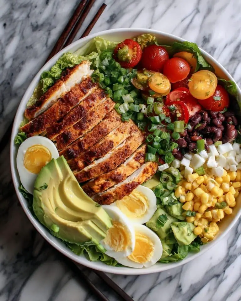 Southwest Style Cobb Salad with Smoky Chipotle Dressing Recipe