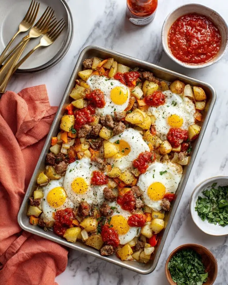 Sheet Pan Sausage Breakfast Hash Recipe