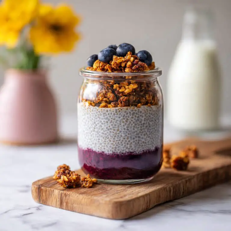 Blueberry Pie Chia Pudding Recipe