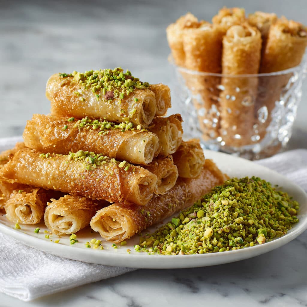Turkish Tulumba Tatlısı: Crispy Fried Dough Dessert in Sweet Syrup Recipe