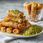 Turkish Tulumba Tatlısı: Crispy Fried Dough Dessert in Sweet Syrup Recipe