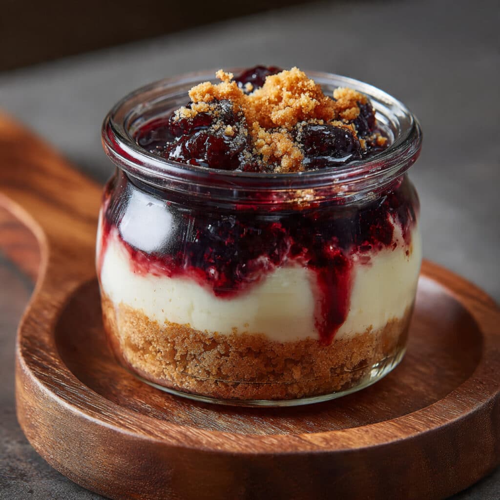 Individual Berry No Bake Cheesecakes Recipe