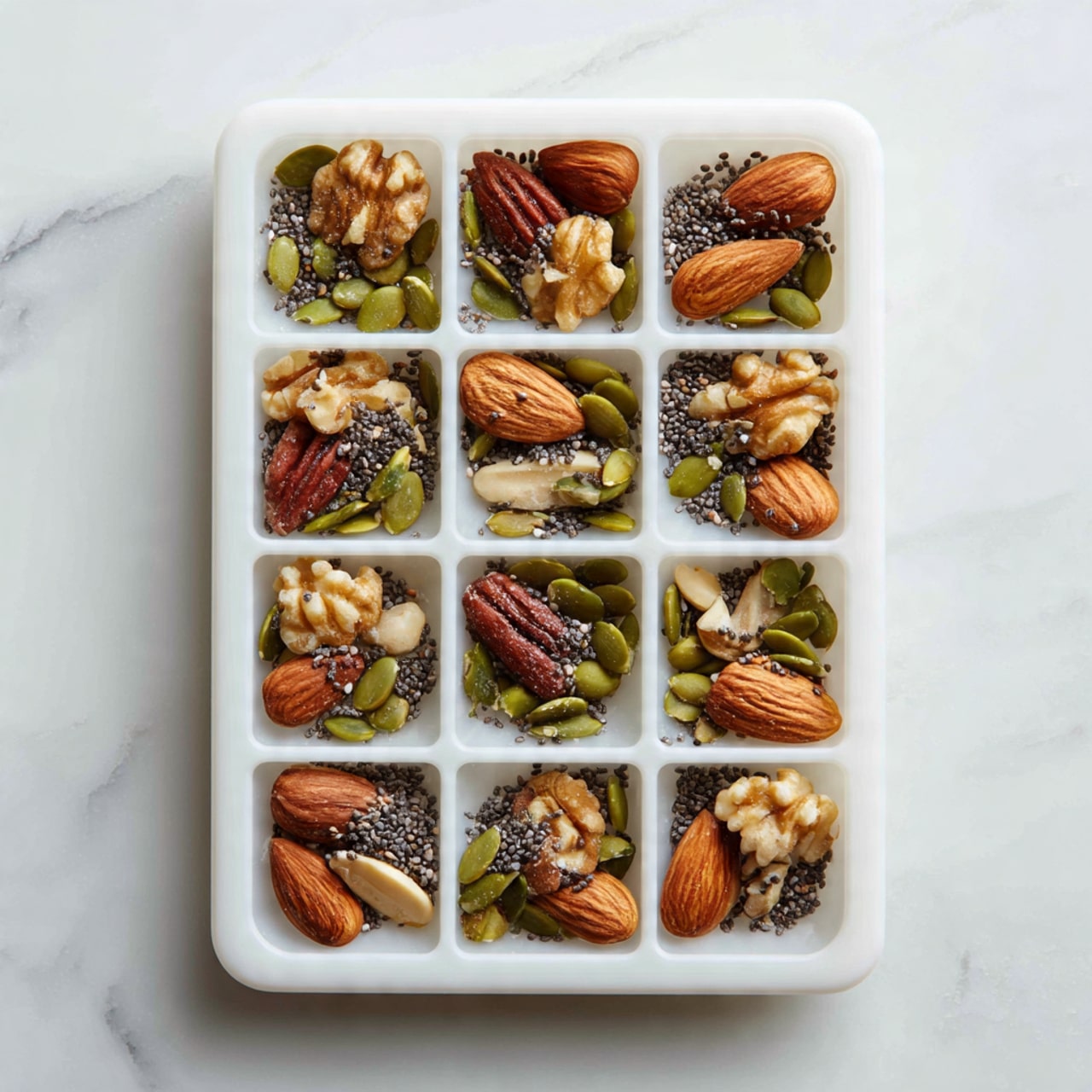 Dark Chocolate Nut Squares Recipe - Recipe Image