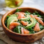 Smoked Salmon, Avocado and Rocket Salad Recipe