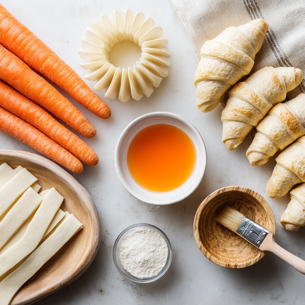 The image shows a metal cone-shaped tool on a white marbled surface with dough wrapped around another similar metal cone forming a spiral, thicker at the base and tapering toward the tip. Several small dough sticks appear on the left side on the white marbled surface near the cones. The dough is light beige with a smooth texture, and the overall scene is simple and clean. photo taken with an iphone --ar 4:5 --v 7