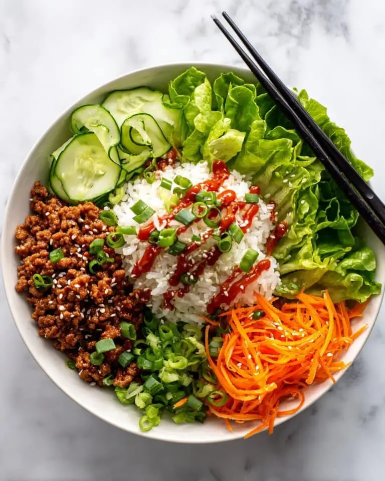 Bulgogi Ground Beef with Pickled Cucumbers and Rice Recipe