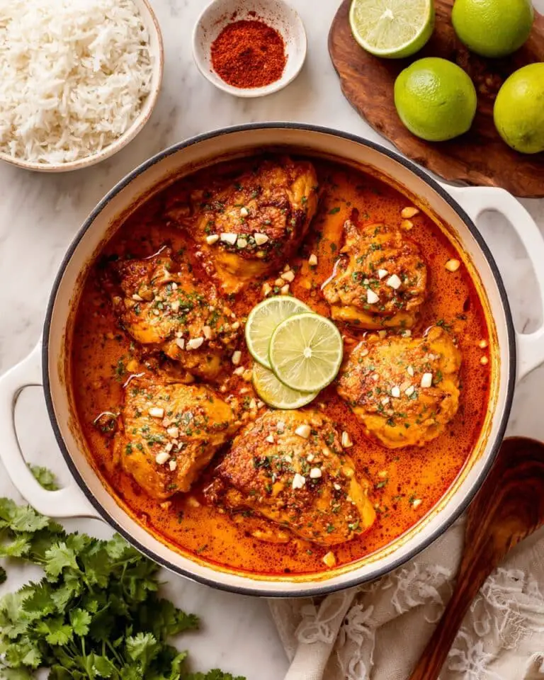 Creamy Coconut Tomato Chicken Thighs Recipe