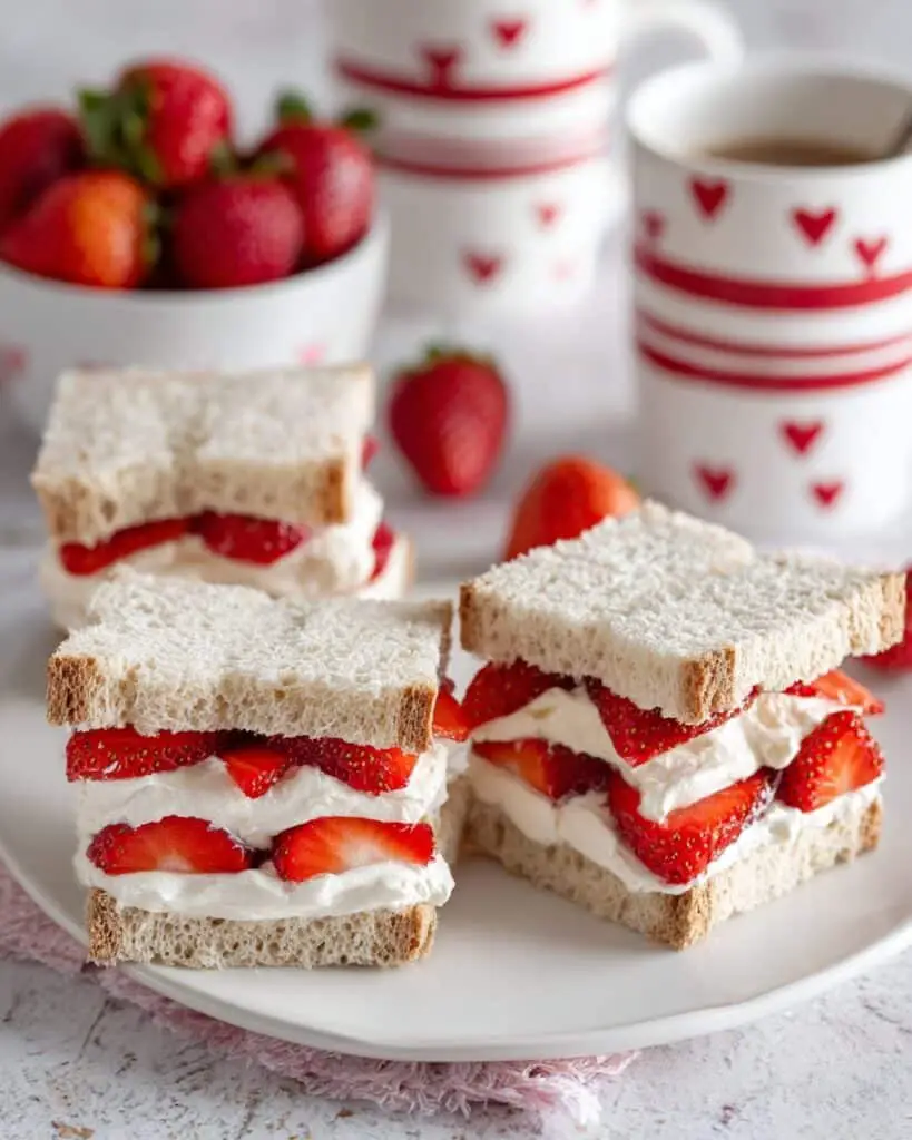 Strawberry Sandwiches Recipe