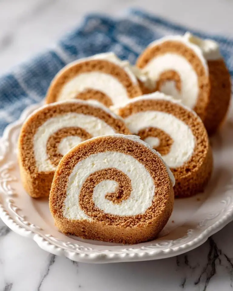 Carrot Cake Roll with Cream Cheese Frosting Recipe