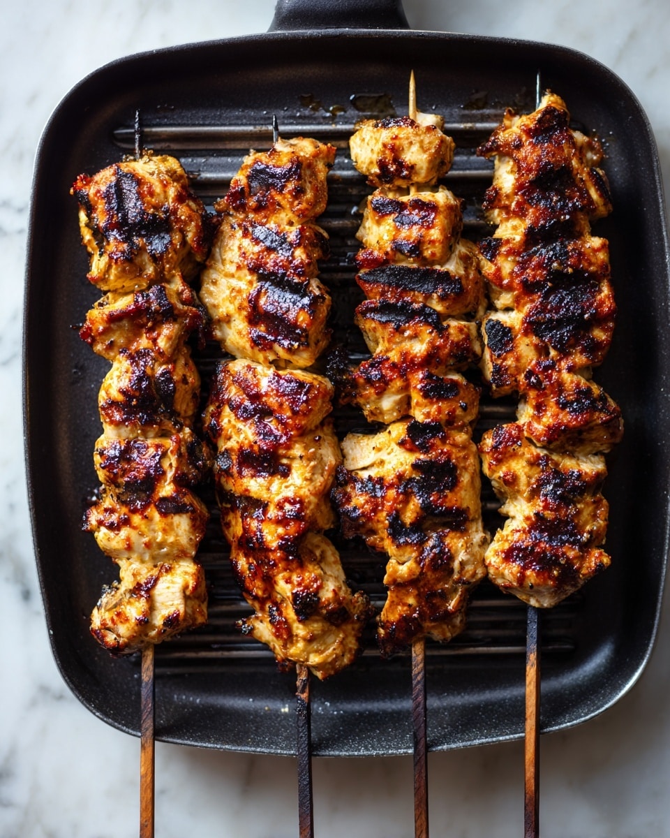 BBQ Chicken Skewer Salad Recipe - Recipe Image