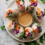 Fresh Spring Rolls with Peanut Sauce Recipe