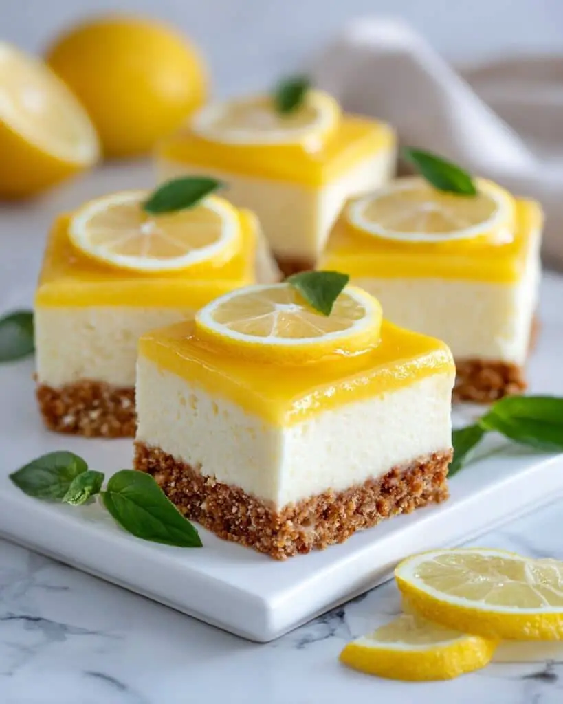Easy Vegan Lemon Cheesecake (No-Bake) Recipe