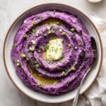 Quick & Easy Mashed Purple Sweet Potatoes (Side Dish) Recipe