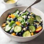 Blueberry Peach Feta Salad Recipe