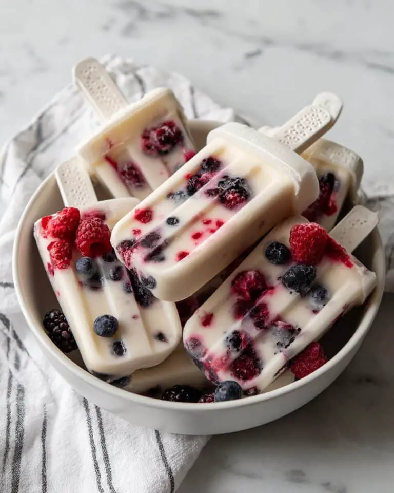Berry Breakfast Popsicles Recipe